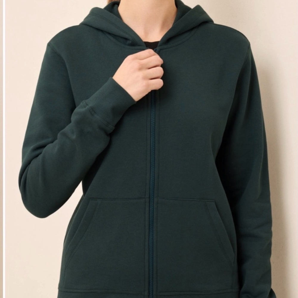 Pact Women's Dark Green Hoodie - Picture 4 of 9